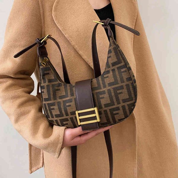 

fashion trend new ladies luxury brand designer bag wholesale female 2022 armpit shoulder net red canvas