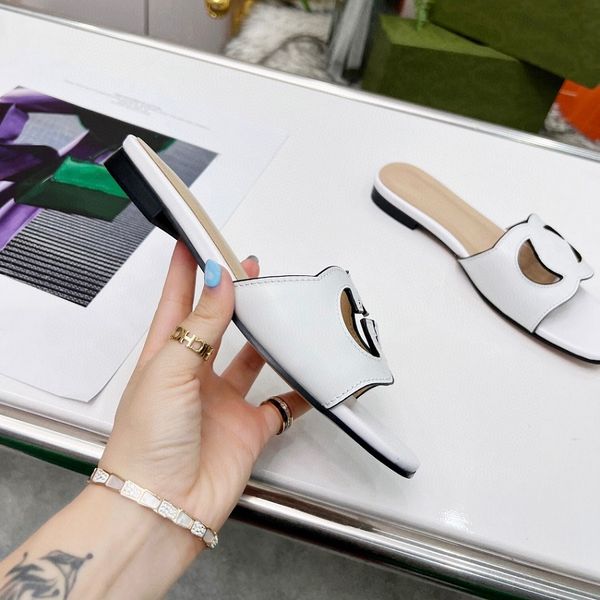 

designer slipper women slippers luxury sandals brand sandals real leather flip flop flats slide casual shoes sneakers boots by brand 317, Black