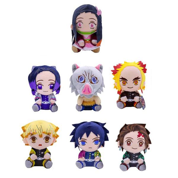 

wholesale 7 style demon slayer stuffed plush toy kids gifts 20cm