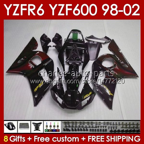 Bodykit für Yamaha YZF R6 R 6 98–02 YZFR6 98 99 00 01 02 Karosserie 145Nr