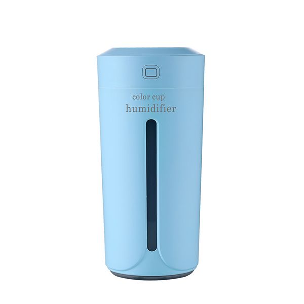 

230ml mini mute ultrasonic air humidifier aroma essential oil diffuser aromatherapy mist humidifiers with led lights for home car bedroom wh