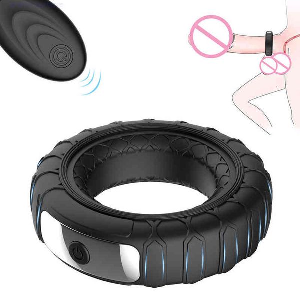 

male products tire lock ring wireless remote control multi frequency vibration massage silicone