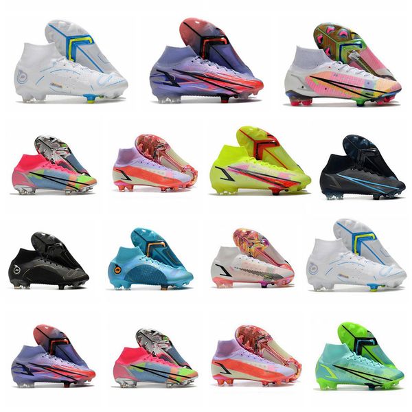 

2022 new mens soccer shoes white gold cr7 soccer cleats mercurial superfly fg v kids soccer shoes cristiano ronaldo mens sneakers
