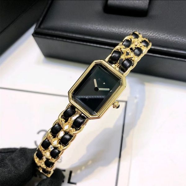 

luxury fashion designer ladies square watch, Slivery;golden