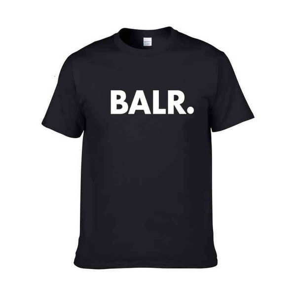 

balr mens designer t shirts hip hop mens designer t shirts fashion brand mens homme short sleeve large size t shirts, White;black