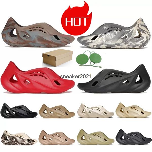 

men designer runner sandal mens summer indoor pantoufle outdoor non-slip slippers moon grey onyx slides womans fashion, Black