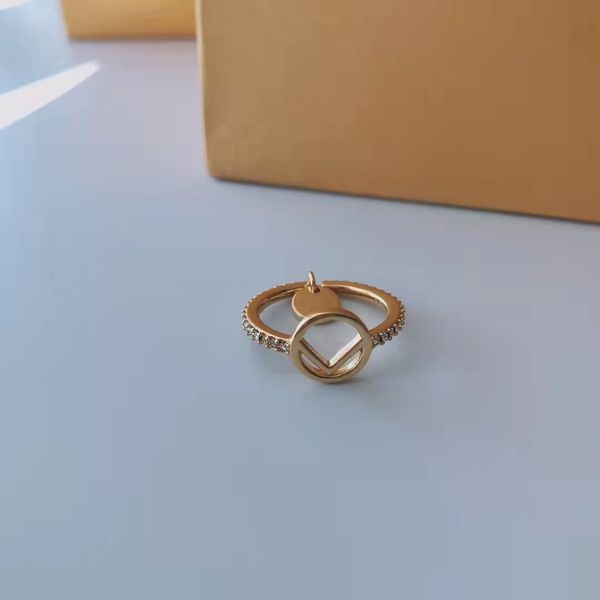 

luxury fashion designer ring womanly temperament ring charming jewelry gift trend essential monochrome simple is very nice, Silver