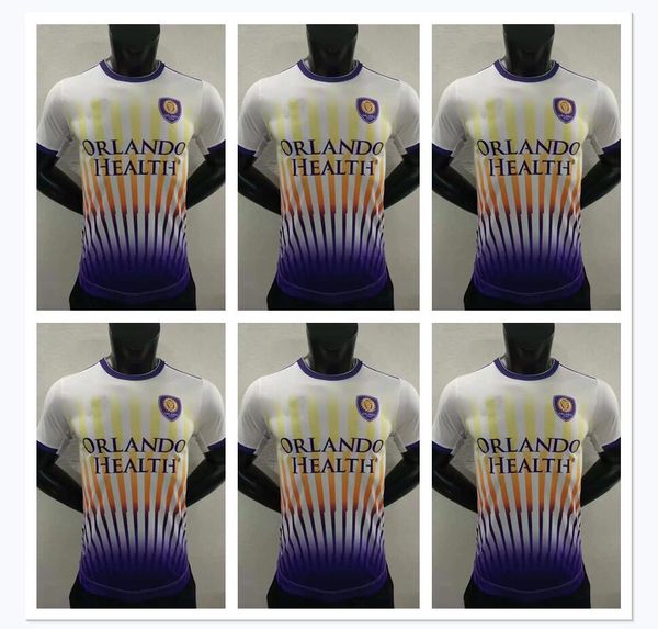 

player version 2022 2023 orlando city sc soccer jerseys pereyra kara pato nani city mls 22 23 football shirt, Black;yellow