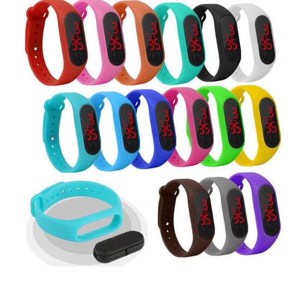 Orologi da polso Orologi per bambini Orologio da polso digitale a LED Bracciale Bambini Sport all'aria aperta Per ragazze dei ragazzi Orologio elettronico con data Reloj Infantil