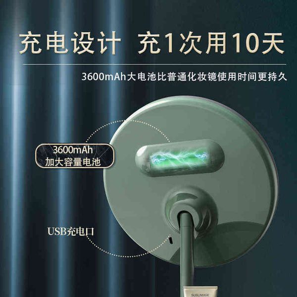 

factory outlet makeup mirror desk lamp tiktok dormitory vibrato dressing portable net red led makeup . wubj