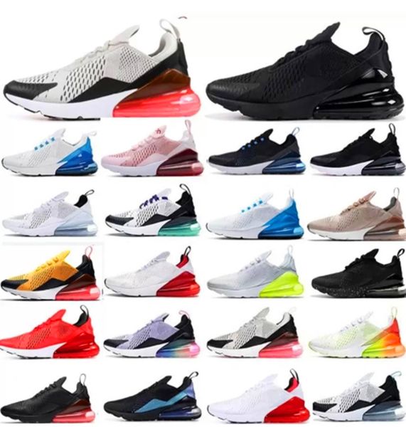 

air mens 270 270s react airmax trainers shoes triple black summit white university red dusty cactus bauhaus multi color volt womens outdoor, Black;brown