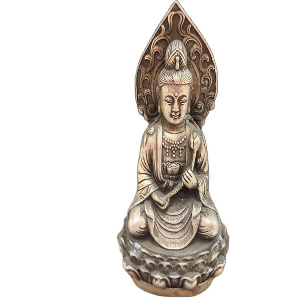 

china old ornaments plate with silver guanyin feng shui home