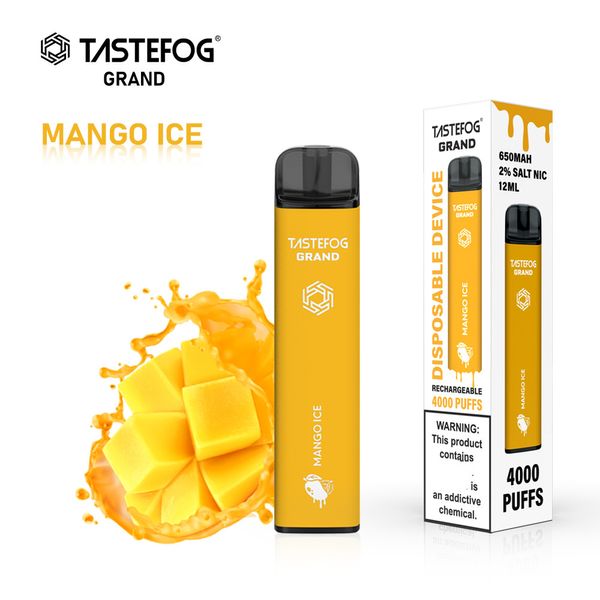 QK Tastefog Гранд перезаряжаемый vape pen 4000 puffs pod vapes одноразовые электронные сигареты 4000 e-cig оптовая фабрика 2% Nic