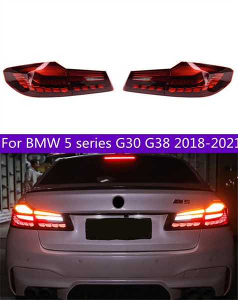 Car Goods Rücklicht für B-MW 5er G30 G38 520i 530i 525i 528i M5 GTS Typ OLED Rückleuchten Rücklicht Signal Standlicht 18-21 JAHR