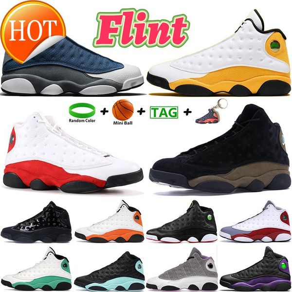 

university gold 13 basketball shoes 13s mens sneakers houndstooth obsidian lucky green starfish red flint sports trainers