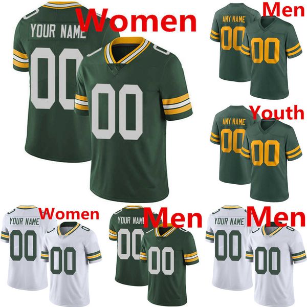 

football jerseys green bay''packers''23 jaire alexander 33 aaron jones 69 david bakhtiari, Black;red