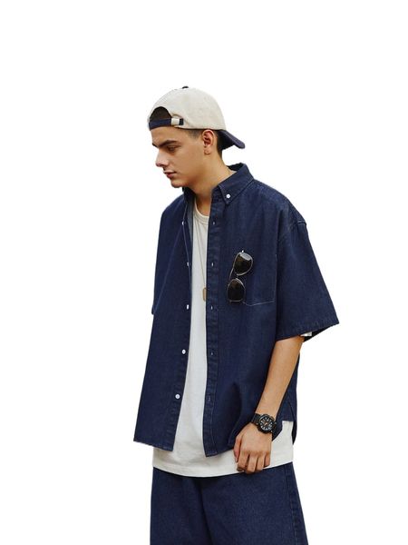 

men buttoned down shirt f74n#, White;black