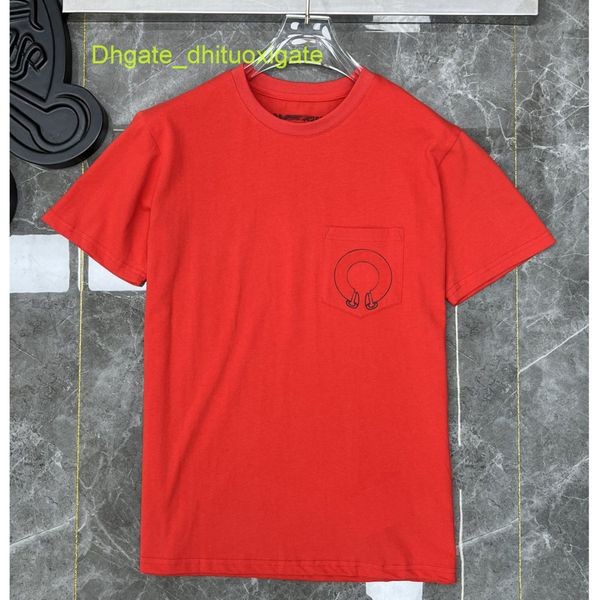 

summer luxury mens t shirts horseshoe flower tees ch brand man cross t-shirts sanskrit letter designer tshirts fashion boy hip hop sweater w, White;black
