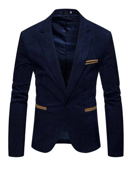

men single button corduroy blazer a9bp#, White;black