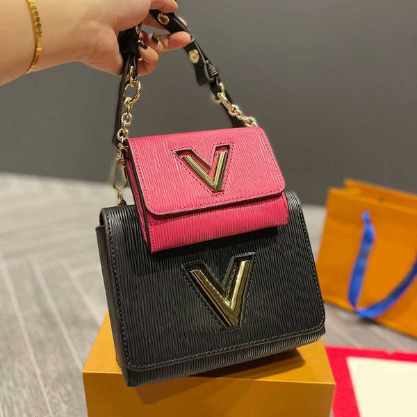 

new mini crossbody composite bag twist lock 2 in 1 handbag women flap shoulder bag purse chain zig zag genuine leather classic