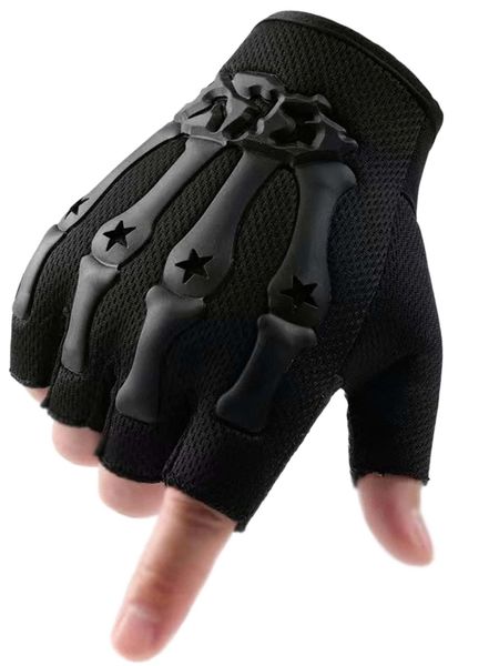 

1pair sports half-finger gloves v7my#, Gray