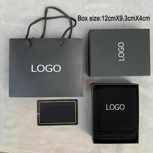 

2022 designer jewelry box set luxury brand gift box packaging holiday gifts, Black;white