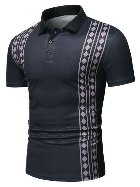 

men argyle print polo shirt n0i9#, White;black