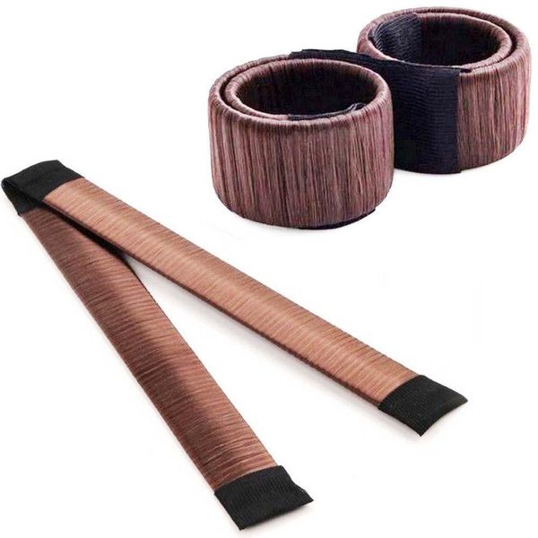 Pair Pun Maker Donut Styling Bands Бывшая пена Французский поворот Magic DIY Tool Sy222