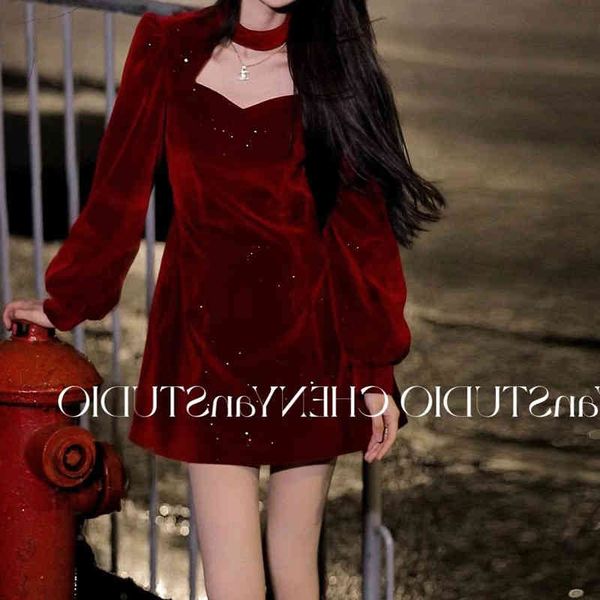

casual dresses [a thousand gold coins for dinner] design waist dress christmas annual meeting blingbling small skirt 7sjj, Black;gray