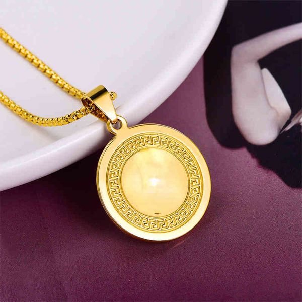 

medusa designer necklace hip hop fashion street shooting jewelry plated portrait personalized classic card medusa necklace, Silver