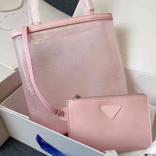 

shoulder bags crossbody bags women designer handbags shoppers tote bags vintage sequin mesh shopping messenger bag purses 220622