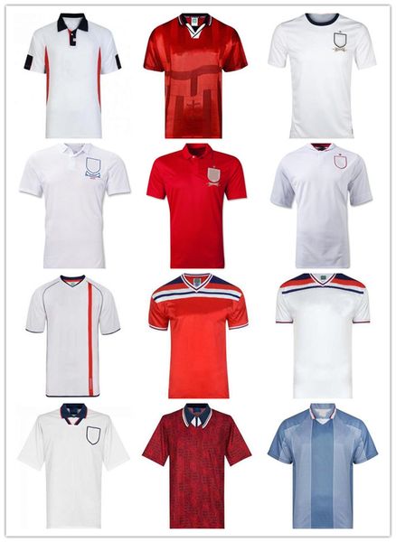

retro 1982 1986 1998 2002 2008 shearer beckham soccer jersey 1989 1990 gerrard scholes owen 1994 heskey 1996 gascoigne vintage classic footb, Black;yellow
