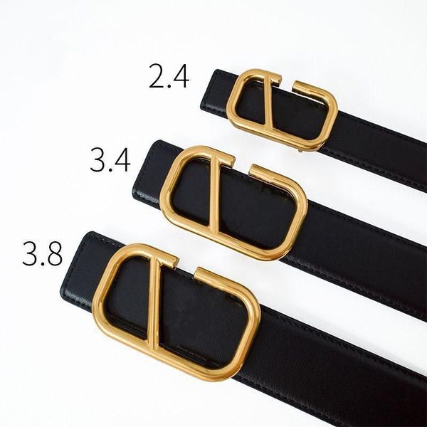 

fashion classic men designers belts womens mens casual letter smooth buckle belt width 3.8cm luxury brand apparel accessories, Black;brown