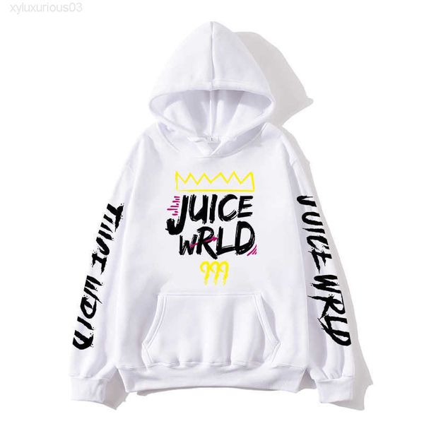 

men's hoodies & sweatshirts black and white sales j uicewrld string with hood sweatshirt wrld juicewrld trap raiow rap juice world