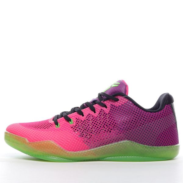 

flying warrior zoom kobi protro 11 em low mambacurial antiskid shock-absorbing basketball shoes broken flower size36-46 athletic o275m, Black