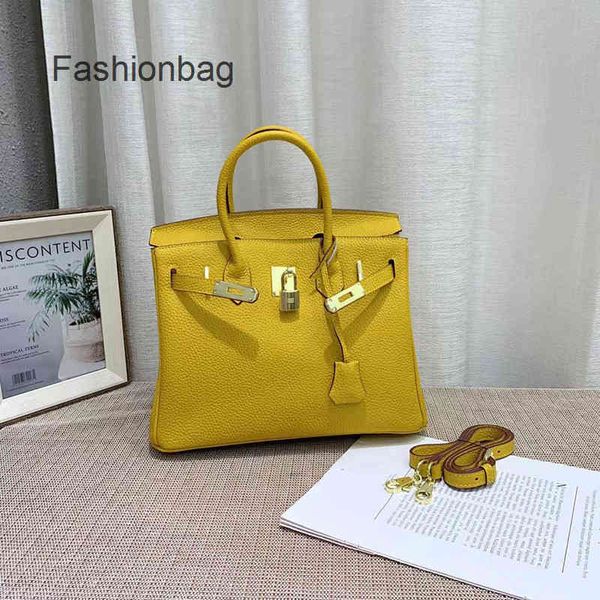 

lychee birkins bag bags totes grain leather shoulder handheld classic woman isqf