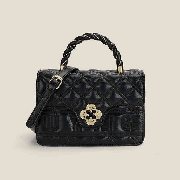 

minority dign bag lingge embroidered high sense lady fried dough twist handbag camellia single shoulder msenger fashion designer bags