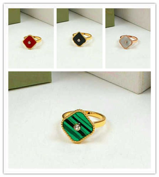 

fashion diamond ring for women many colours shell rings designer jewelry 18k silver gold rose wedding band party anniversary gift with box