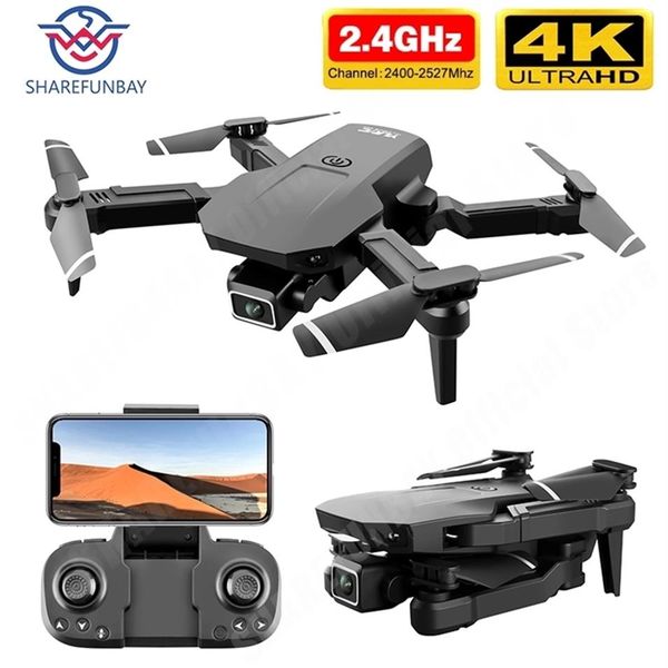 

s68 pro drone 4k hd wide angle camera wifi fpv height keeping with mini video live rc quadcopter 210907272c