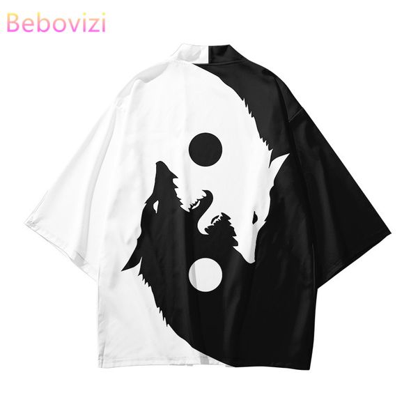 

plus size 6xl 5xl 4xl loose japanese black white robe cardigan women men harajuku kimono samurai cosplay blouse yukata clothing, Red