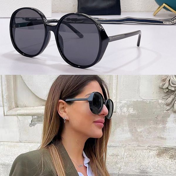 

new round frame mens womens sunglasses doll rif simple and generous travel vacation p uv protection with original box, White;black