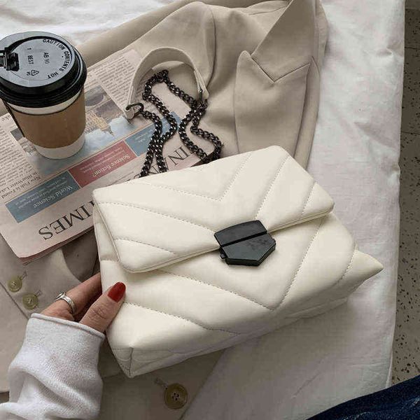 

famous luxury women brand handbags 2021 female shoulder crossbody chain cute leather black stylish petty square mobile phone bag g220422