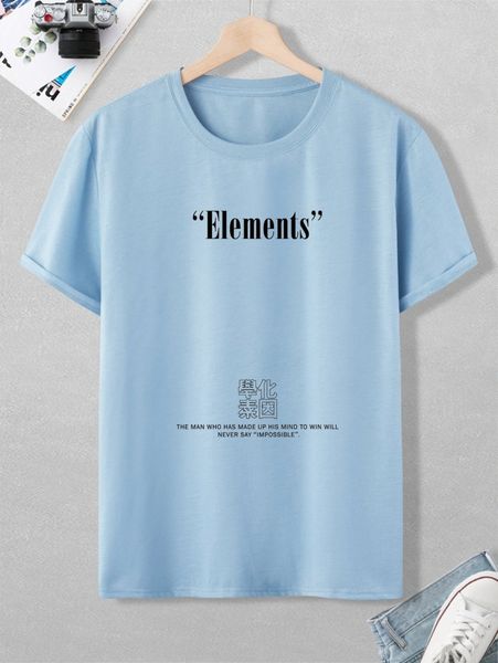 

men chinese letter graphic tee n29d#, White;black