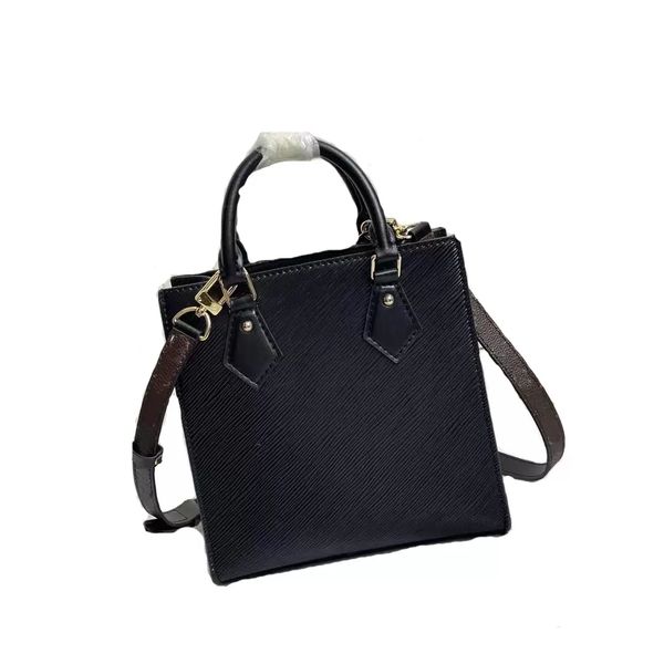 

petit sac plat pochette crossbody bag with box rectangle spacious messenger luxury designer women handbags purses cluth wellets genuine leat, Black;red