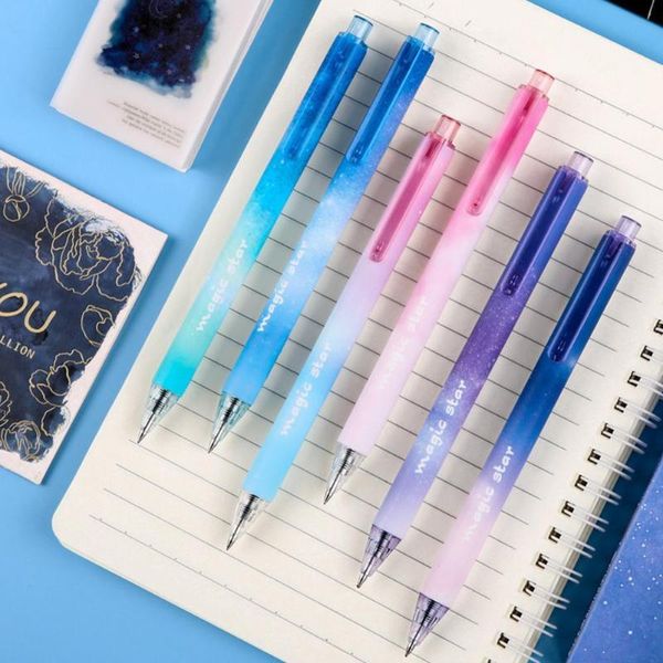 Jel Pens 1pcs Yenilik Yıldızlı Sky Pen Yaratıcı Renk Takımyıldızı Kids Girl Hediye Okulu Ofis Malzemeleri Kawaii Kırtasiye