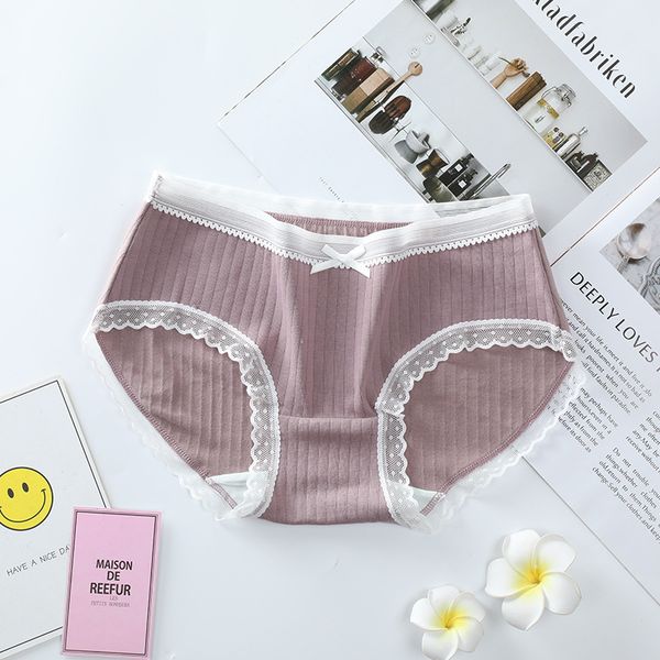 

ice silk traceless nice women's panties, Black;pink