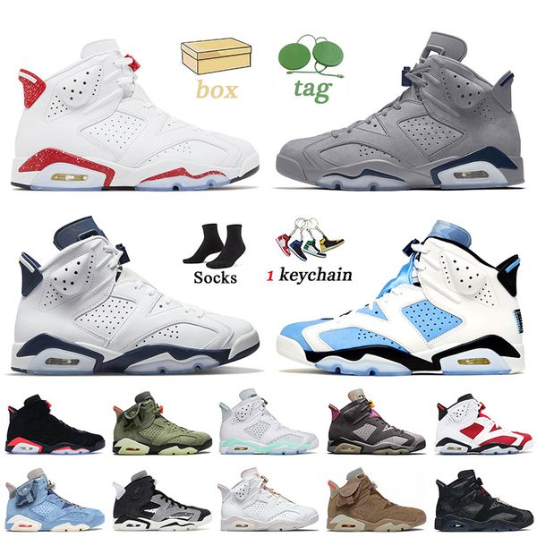 

2022 basketball shoes jumpman 6 6s red oreo georgetown midnight navy unc women mens trainers mint foam carmine black infrared bordeaux retro