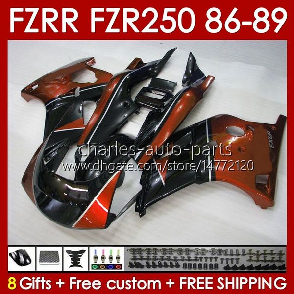 Verkleidungsset für Yamaha FZR250R FZR250 FZR 250 R RR 86 87 88 89 FZR-250 Karosserie 142Nr