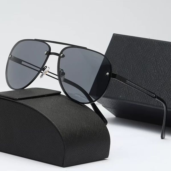 

designer sunglasses for men pilot sun glasses women designer retro shades metal frame eyewear with box, White;black