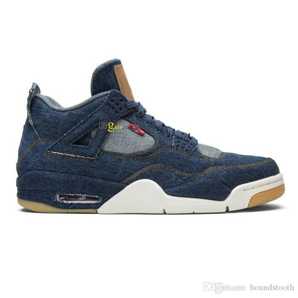 

levi 4 denim basketball shoes mens 4s sneakers ao2571 401